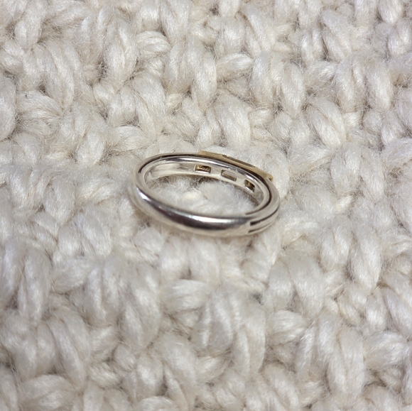 Lagos Diamond White Topaz Stacking Ring 6 - Picture 3 of 10